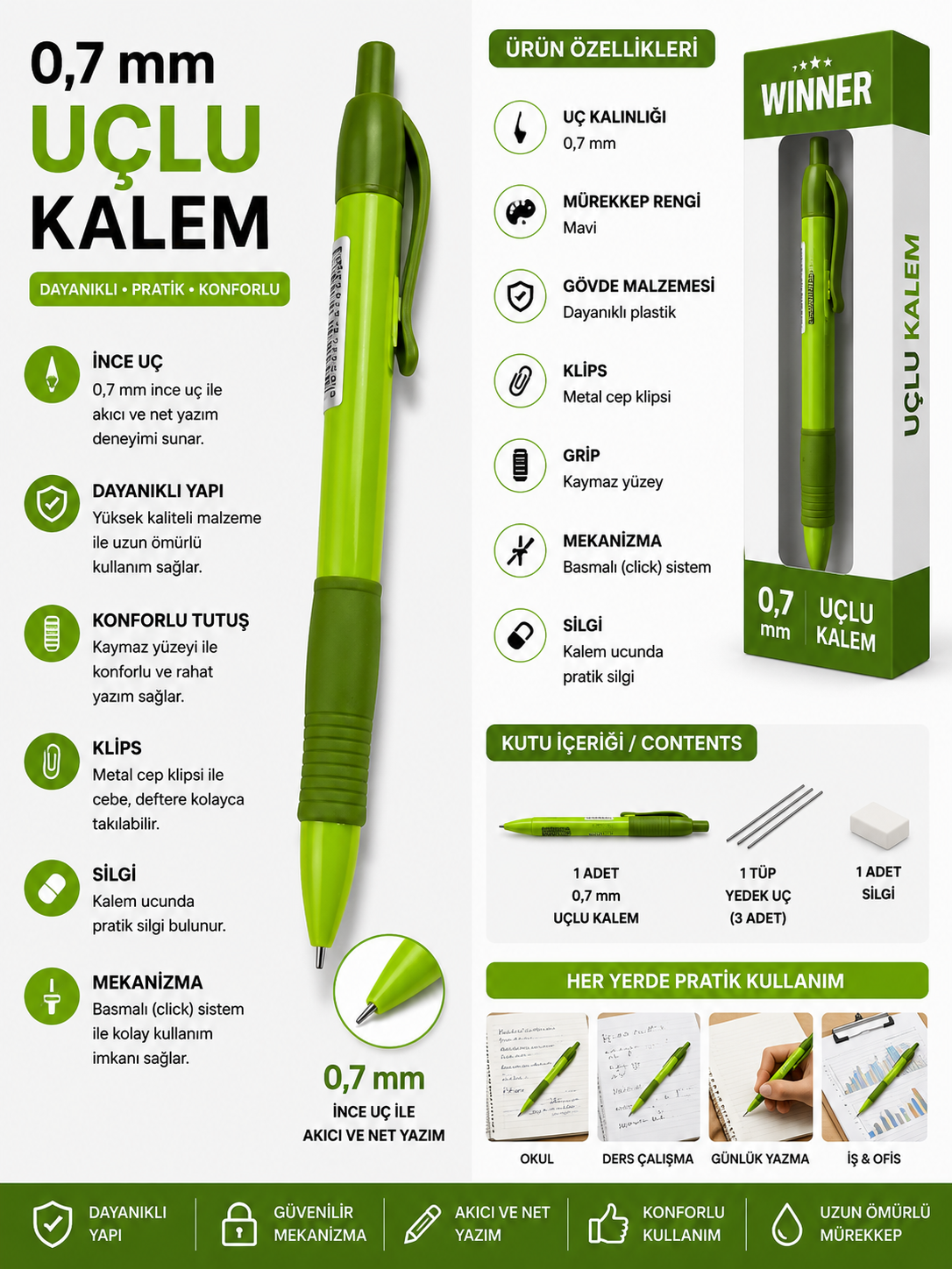 UFEN Versatil Uçlu Kalem görsel 1