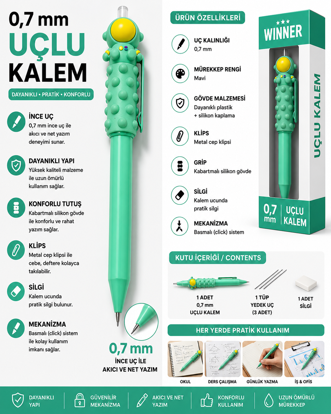 UFEN Versatil Uçlu Kalem görsel 1